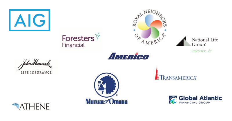 Insurance company logos